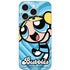 Cartoon Network Powerpuff Girls Bubbles Blue Hearts iPhone 16 Pro Skin